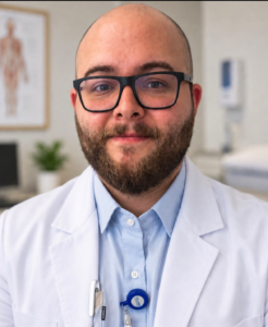 Dr. Lucca Jaeger, cirurgião geral com atuação em cirurgia oncológica e robótica no Rio de Janeiro