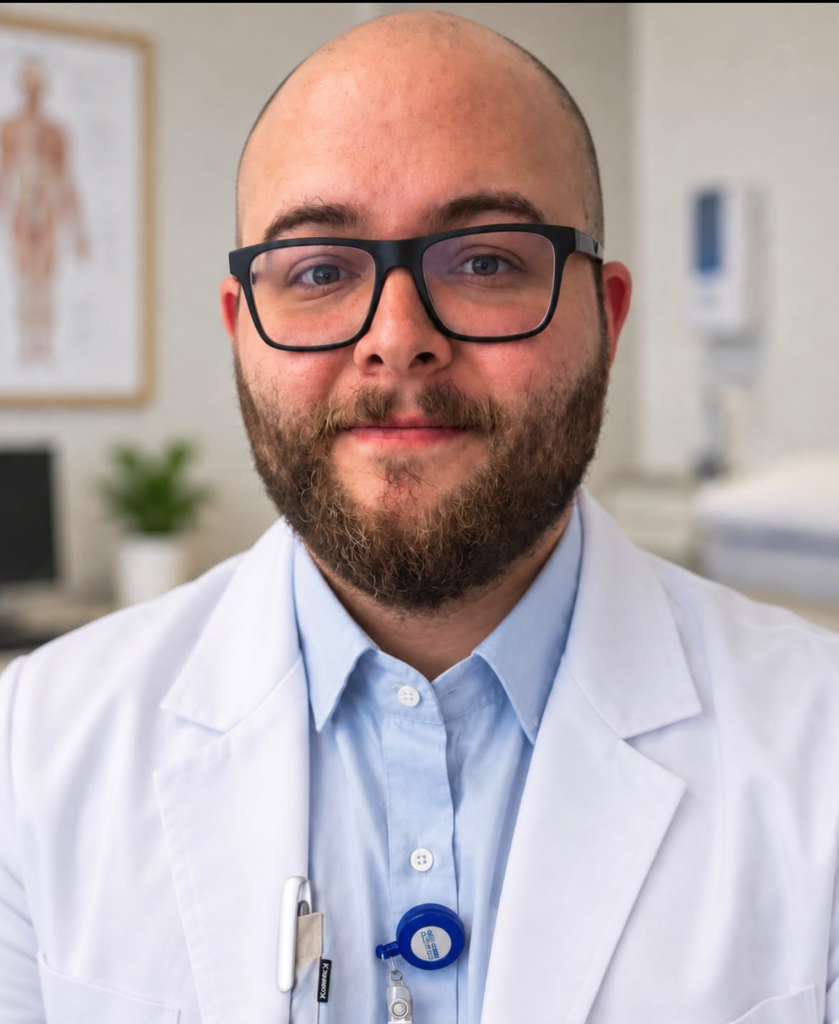 Dr. Lucca Jaeger, cirurgião geral com atuação em cirurgia oncológica e robótica no Rio de Janeiro